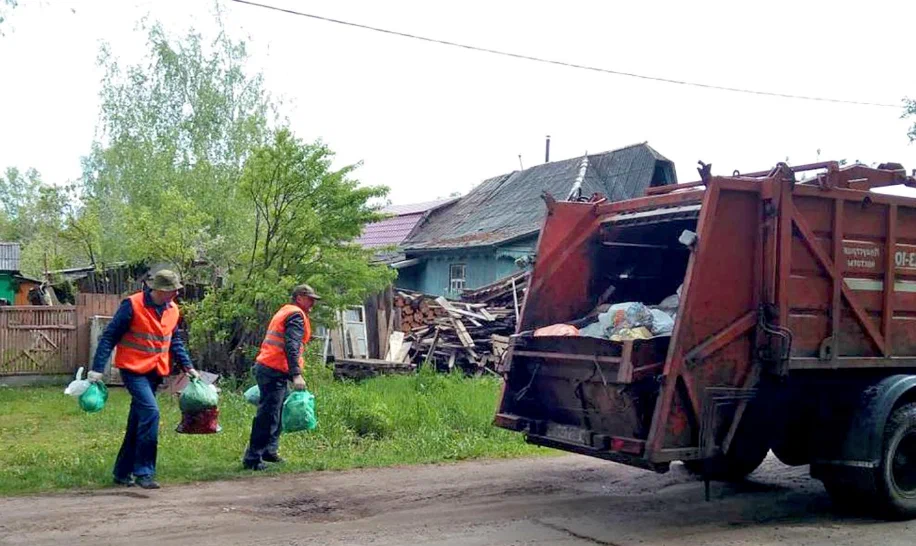 Вывоз мусора из частного дома в Екатеринбурге в октябре