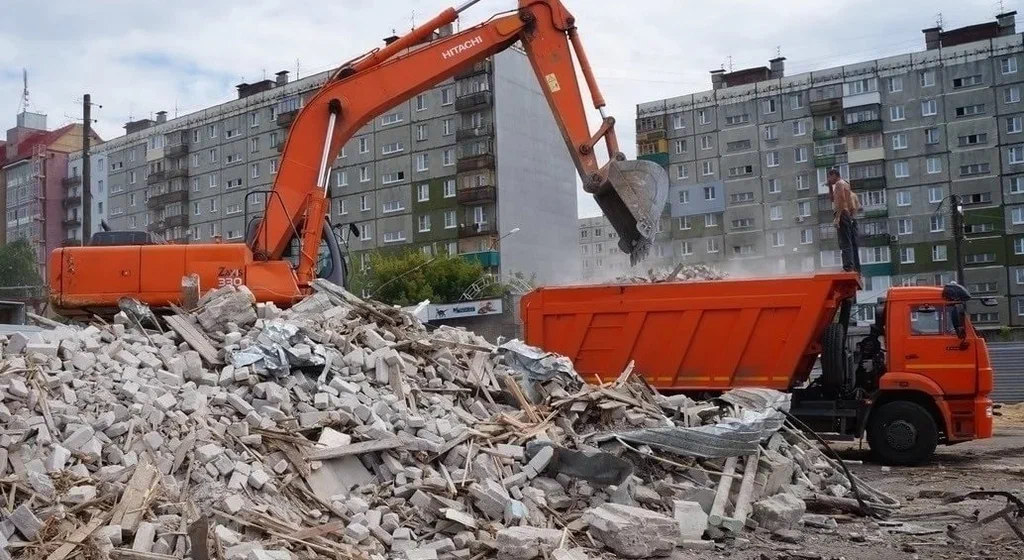 Профессиональный вывоз строительного мусора в Екатеринбурге в октябре